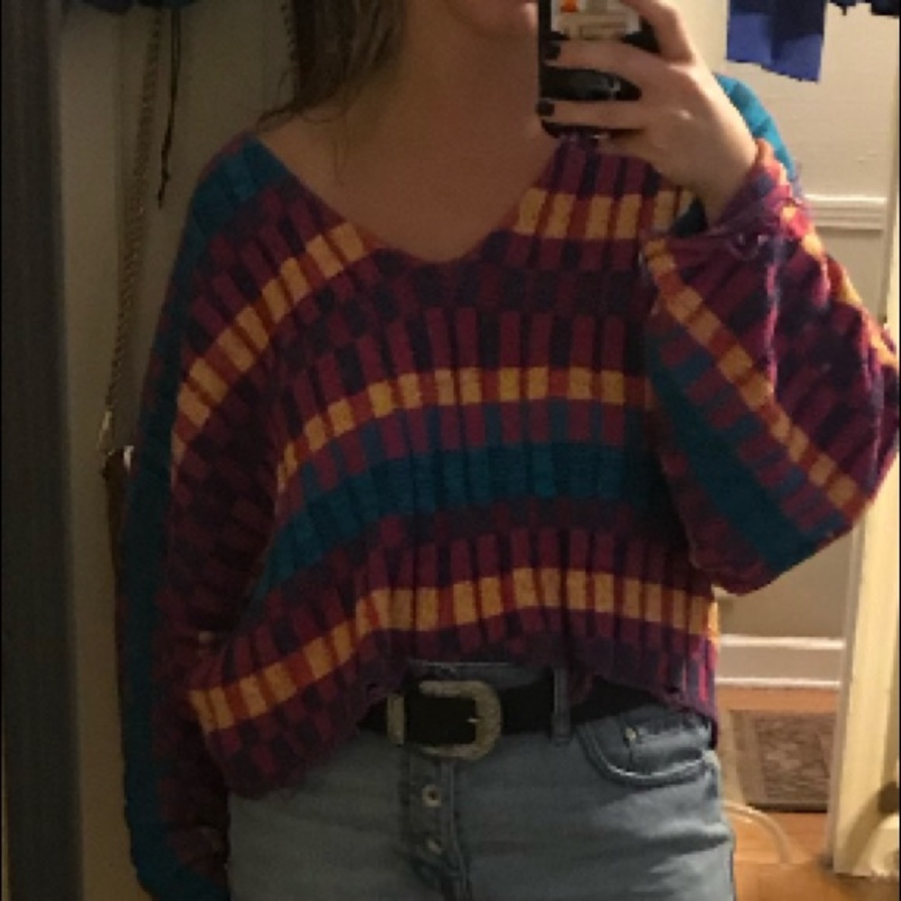 Colorful Urban Outfitters sweater - Picture 6 of 8